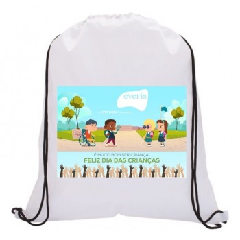 Brindes Promcionais - Mochila Saco  Personalizada Infantil